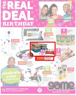 Game Nairobi : The Real Deal Birthday (19 May - 25 May 2016), page 1