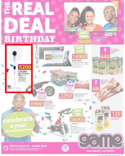 Game Nairobi : The Real Deal Birthday (19 May - 25 May 2016), page 1