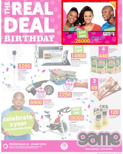 Game Nairobi : The Real Deal Birthday (19 May - 25 May 2016), page 1