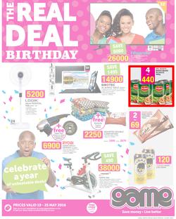 Game Nairobi : The Real Deal Birthday (19 May - 25 May 2016), page 1