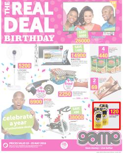 Game Nairobi : The Real Deal Birthday (19 May - 25 May 2016), page 1
