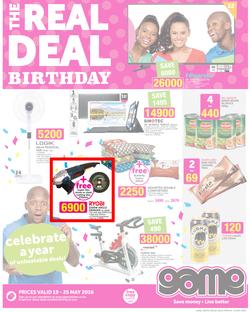 Game Nairobi : The Real Deal Birthday (19 May - 25 May 2016), page 1