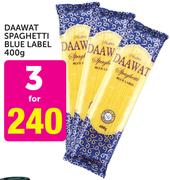 Daawat Spaghetti Blue Label-3x400g