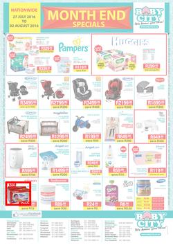 Baby City : Month End Specials (27 Jul - 2 Aug 2016), page 1