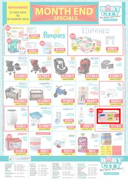 Baby City : Month End Specials (27 Jul - 2 Aug 2016), page 1