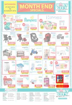 Baby City : Month End Specials (27 Jul - 2 Aug 2016), page 1