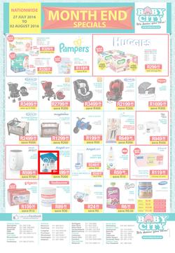 Baby City : Month End Specials (27 Jul - 2 Aug 2016), page 1