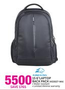 Kingsons 15.6" Laptop Backpack KS3027-WA
