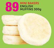 Mini Bakers English Muffins-300g