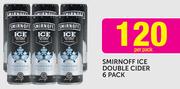 Smirnoff Ice Double Cider 6 Pack-Per Pack