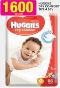 Huggies Dry Comfort Size 4 66's Pack-Per Pack