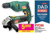 Ryobi Handyline Drill Grinder Kit DG-2K