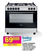 Beko 5 Gas Cooker INX.GE15120DX
