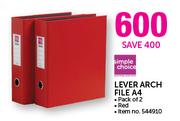 Simple Choice Lever Arch File A4