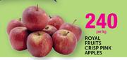 Royal Fruits Crisp Pink Apples-Per Kg