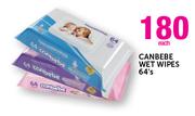 Canbebe Wet Wipes-64's Ecah