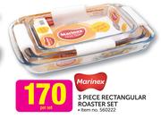 Marinex 3 Piece Rectangular Roaster Set-Per Set