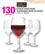 Royal Leerdam 6 Pack Vino Emas Oversized Wine Glasses-Per Pack
