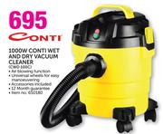 Conti 1000W Wet And Dry Vacuum Cleaner CWD 100C