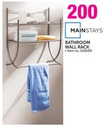 Mainstays Bathroom Wall Rack