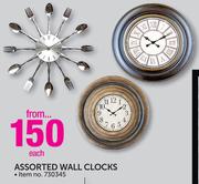 Assorted Wall Clocks-Each
