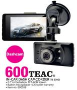 Teac In-Car Dash Camcorder TE2700