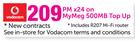 PS3 12GB Console-On MyMeg 500MB TopUp