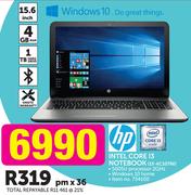 HP Intel Core i3 Notebook 15-AC107NI