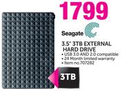 Seagate 3.5" 3TB External Hard Drive
