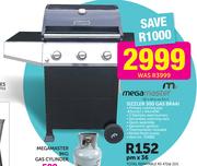 MegaMaster Sizzler 300 Gas Braai