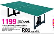 Shoot TT500 MKII Table Tennis Table