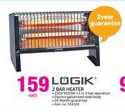 Logik 2 Bar Heater-Each