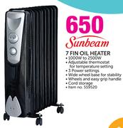 Sunbeam 7 Fin Oil Heater