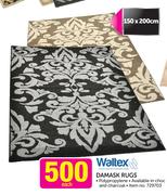 Waltex Damask Rugs-150 x 200cm Each