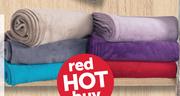 Always Home Coral Fleece Blanket-150 x 180cm Each