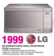 LG 40Ltr Mirror Finish Grill Microwave Oven MH8042GM
