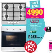 Defy 2 Piece Oven And Gas Hob Cooking Set-Per Set