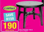 Cenplast 90cm Round Table
