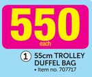 Voyager 55cm Trolley Duffel Bag-Each