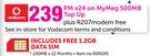 Samsung 9.6" 3G Tab E Tablet-On MyMeg 500MB Top Up