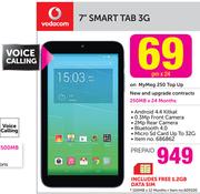 Vodacom 7" Smart Tab 3G-On MyMeg 250 Top Up