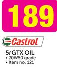 Castrol GTX Oil-5Ltr