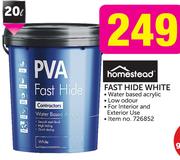 Homestead Fast Hide White-20Ltr