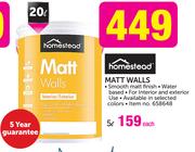 Homestead Matt Walls-5Ltr