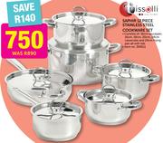Tissolli Saphir 12 Piece Stainless Steel Cookware Set