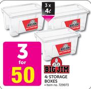 Big Jim Storage Boxes-3x4Ltr