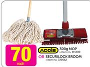 Addis 300g Mop Or Securilock Broom-Each
