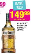 Klipdrift Premium Brandy-750ml