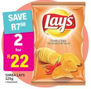 Simba Lays Assorted-2 x 125g