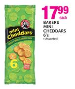 Bakers Mini Cheddars Assorted-6's